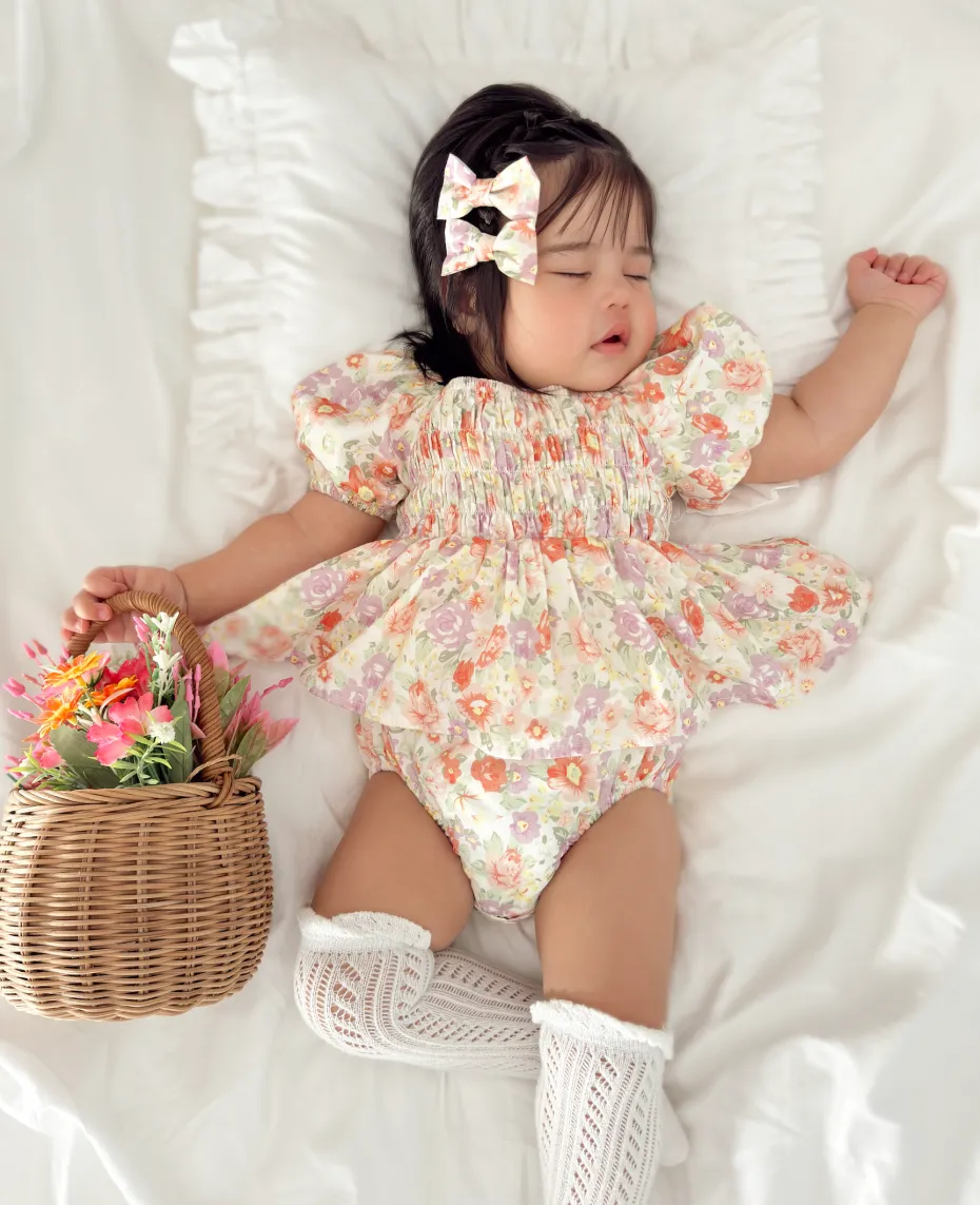 Alice Baby Girl Floral Romper