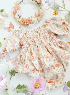 Alice Baby Girl Floral Romper