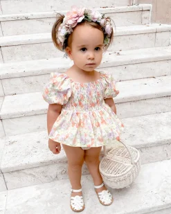 Alice Baby Girl Floral Romper