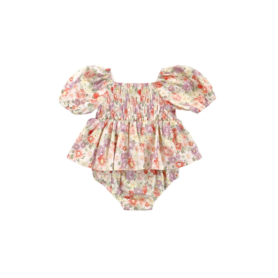 Alice Baby Girl Floral Romper