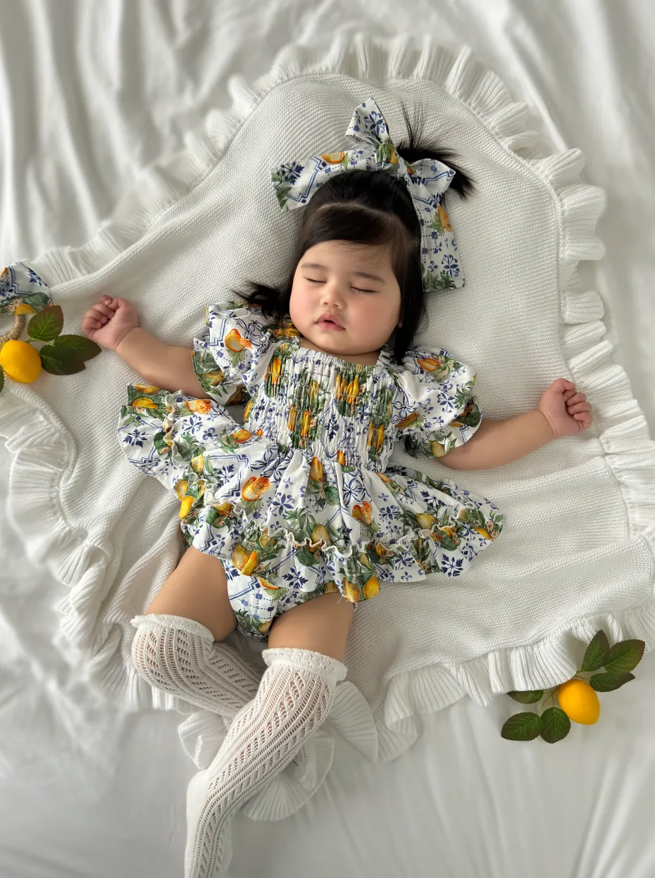 Amalfi Baby Girl Floral Romper