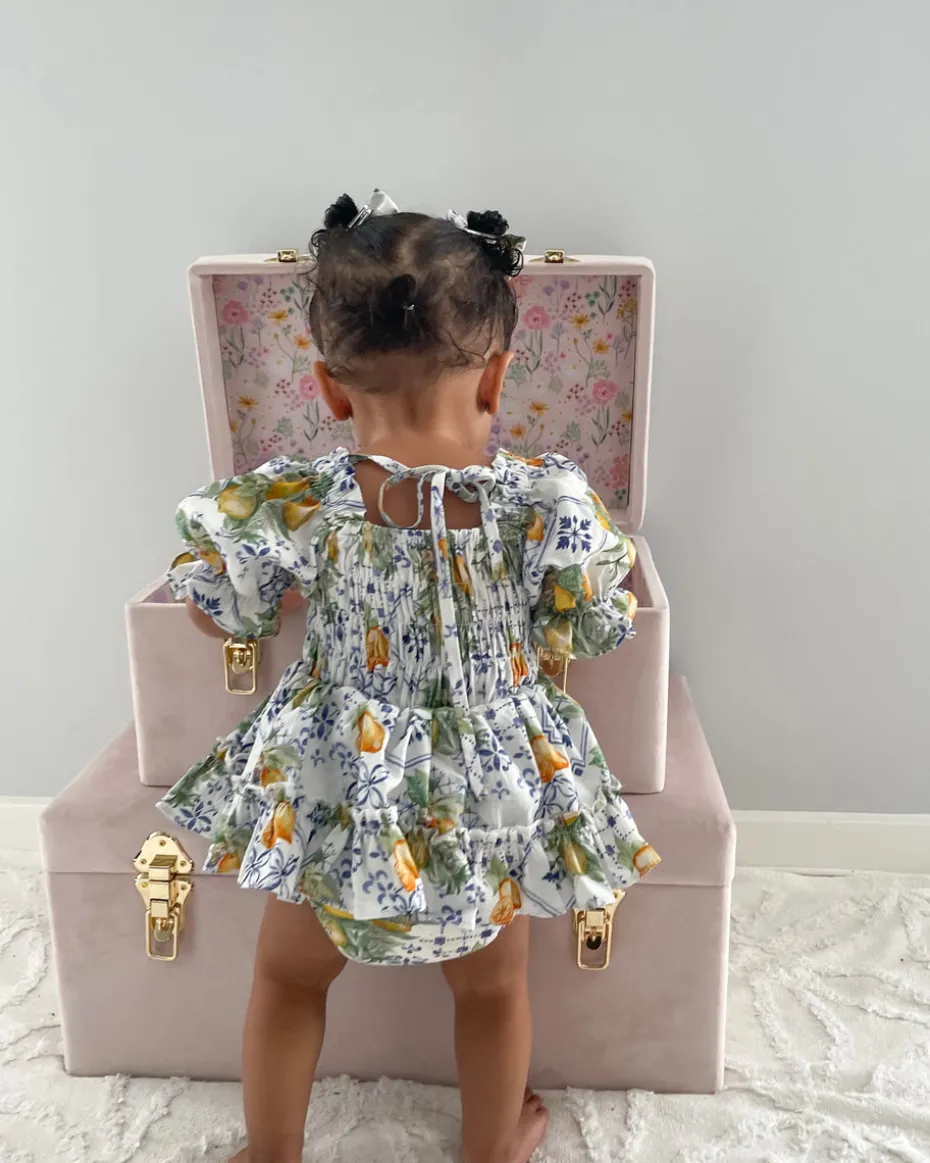 Amalfi Baby Girl Floral Romper