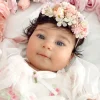 Amour Pink Stretch Baby Flower Crown