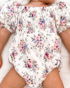 Antoinette Baby Girl Floral Romper