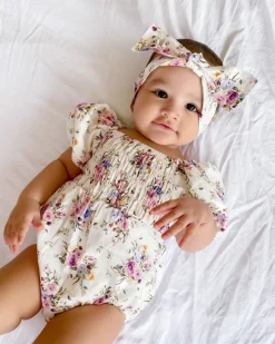 Antoinette Baby Girl Floral Hair Accessories