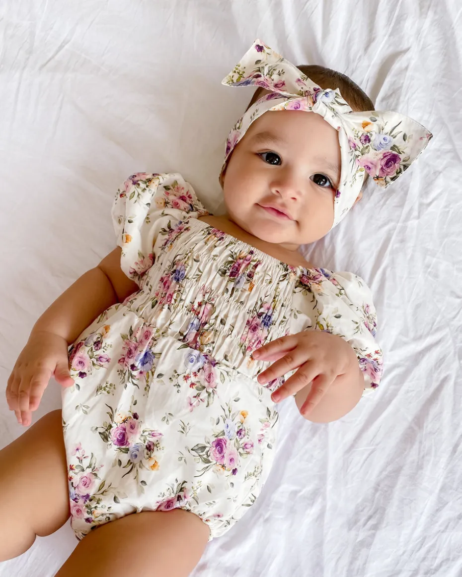 Antoinette Baby Girl Floral Romper