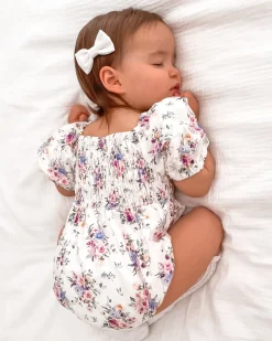 Antoinette Baby Girl Floral Romper