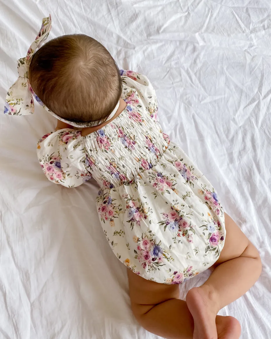Antoinette Baby Girl Floral Romper