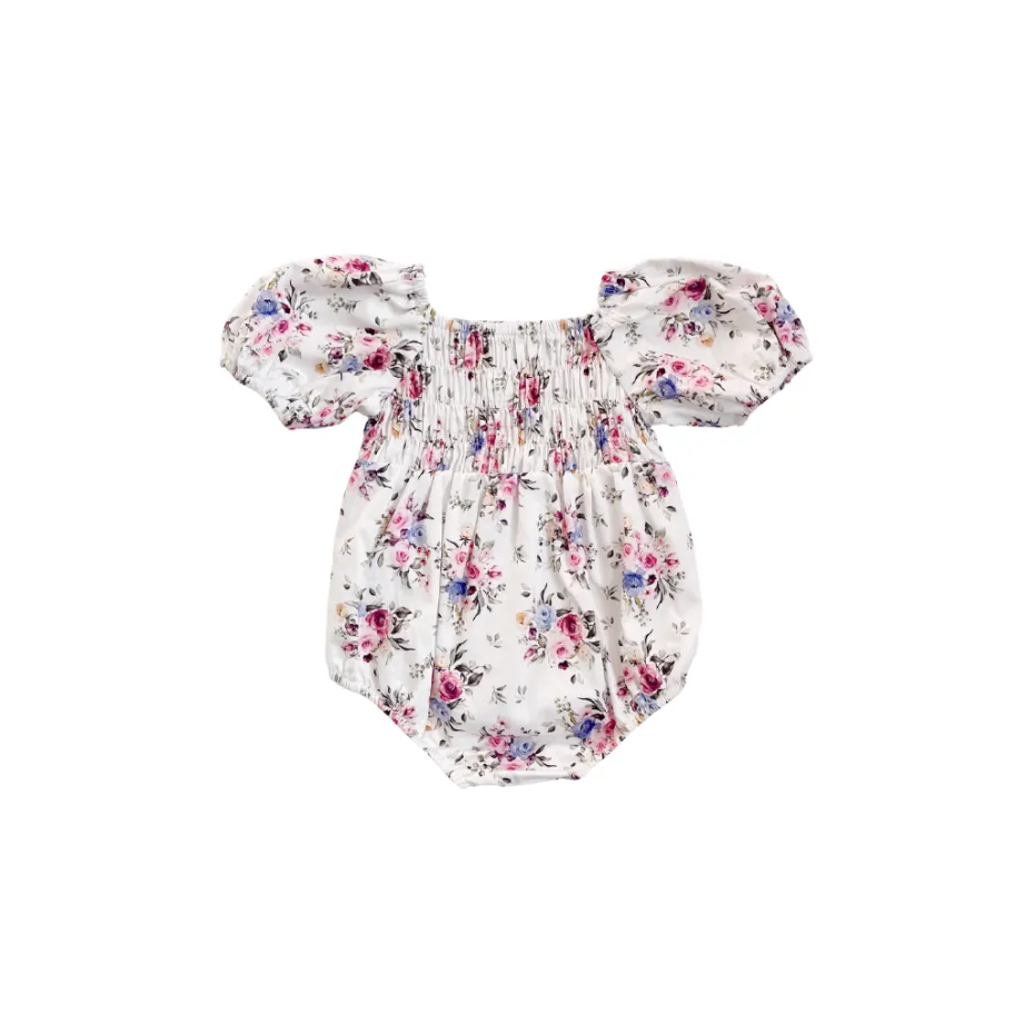 Antoinette Baby Girl Floral Romper