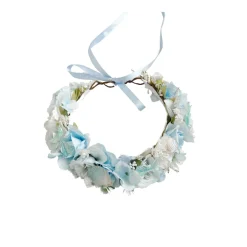 Aquamarine Blue Girls Flower Crown