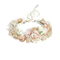 Ballerina Champagne Pink Girls Flower Crown
