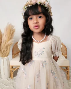 Ballerina Champagne Pink Girls Flower Crown