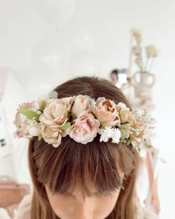Ballerina Champagne Pink Girls Flower Crown
