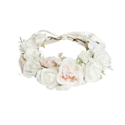 Ballerina White Rose Girls Flower Crown