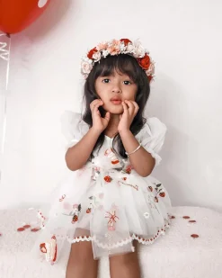 Berry Sundae Girls Flower Crown