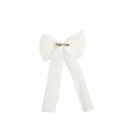 Blossom White Tulle Girls Hair Bow