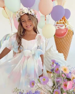 Butterfly Girls Flower Crown