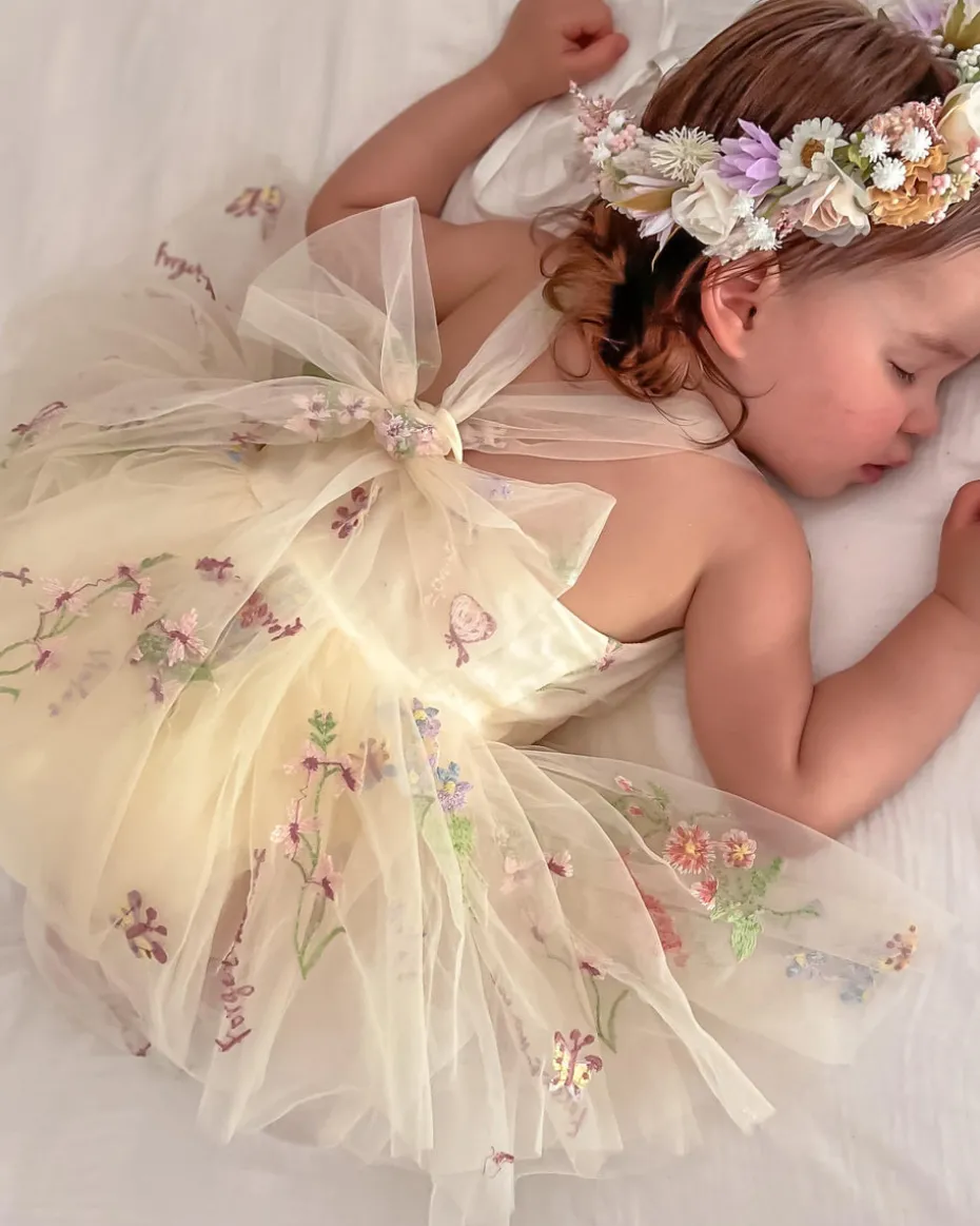 Butterfly Girls Flower Crown