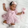 Butterfly Kisses Dusty Rose Baby Girl Romper