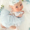 Calypso Blue Stretch Baby Flower Crown