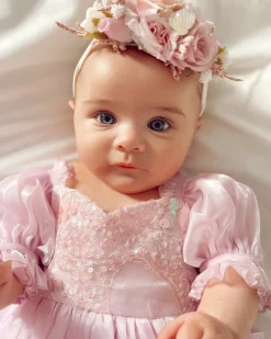 Calypso Purple Stretch Baby Girl Flower Crown