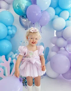 Calypso Purple Stretch Baby Girl Flower Crown
