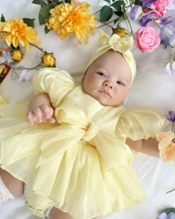 Canary Lemon Hattie Belle Baby Girl Hair Accessories