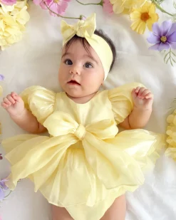 Canary Lemon Hattie Belle Baby Girl Hair Accessories