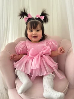 Candy Pink Dolly Baby Girl Hair Accessories
