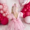 Candy Pink Organza Girls Hair Bow