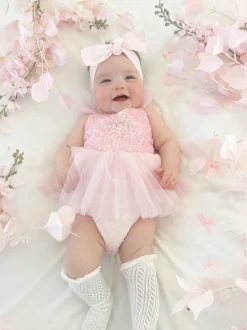 Candy Pink Sparkle Baby Girl Hair Accessories