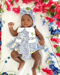 Ciao Bella Baby Girl Floral Romper