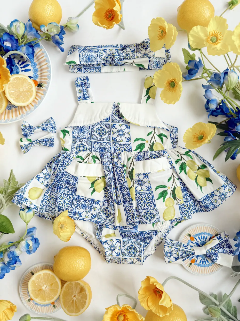 Ciao Bella Baby Girl Floral Romper