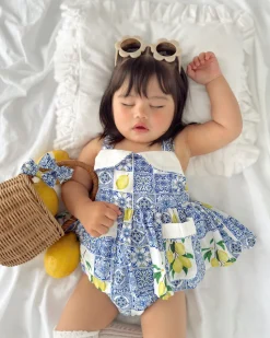 Ciao Bella Baby Girl Floral Romper