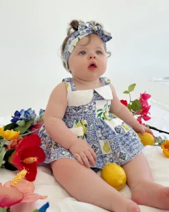 Ciao Bella Baby Girl Floral Romper