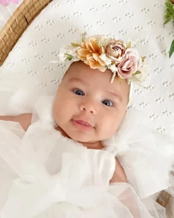 Cordelia Stretch Baby Flower Crown