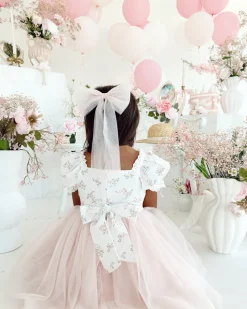 Cosette Perfect Pink Girls Floral Party Dress