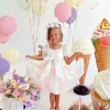 Cotton Candy Girls Party Dress