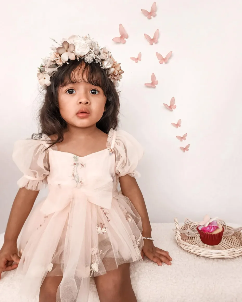 Cupcake Heavenly Pink Baby Girls Romper