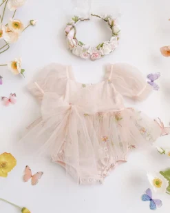 Cupcake Heavenly Pink Baby Girls Romper