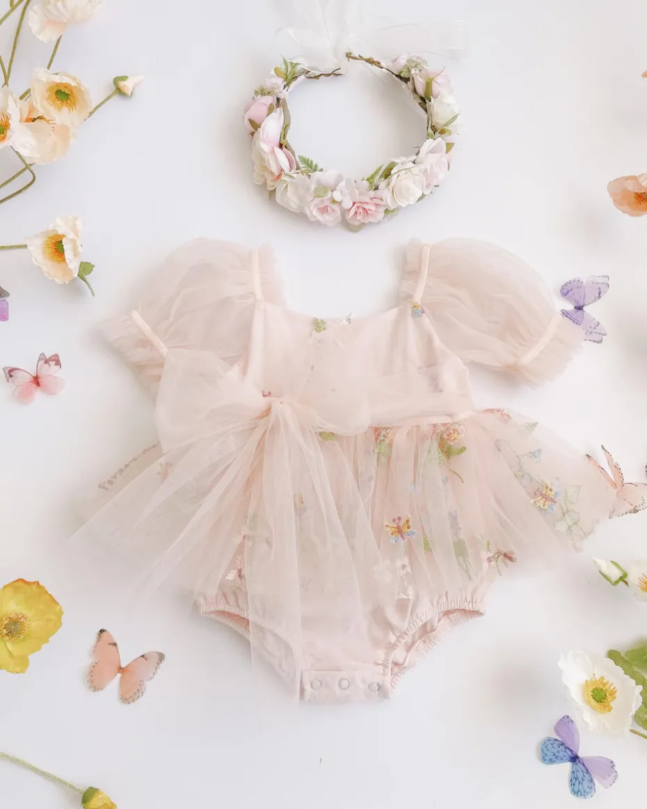 Cupcake Heavenly Pink Baby Girls Romper
