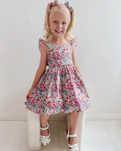 Darlia Garden Girls Floral Dress
