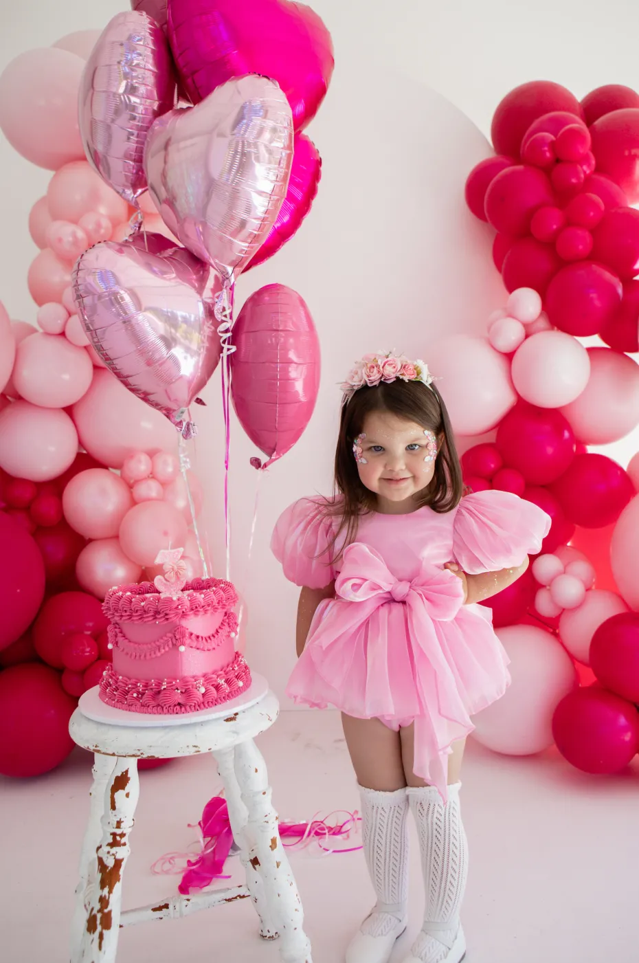 Dolly Candy Pink Baby Girl Romper