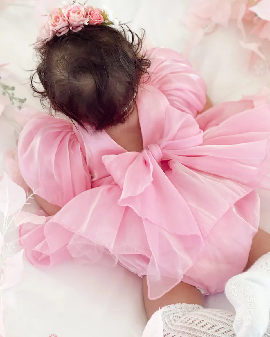 Dolly Candy Pink Baby Girl Romper