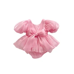 Dolly Candy Pink Baby Girl Romper