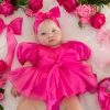 Dolly Fuchsia Pink Baby Girl Romper