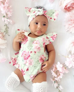 Ellery Belle Baby Girl Floral Romper