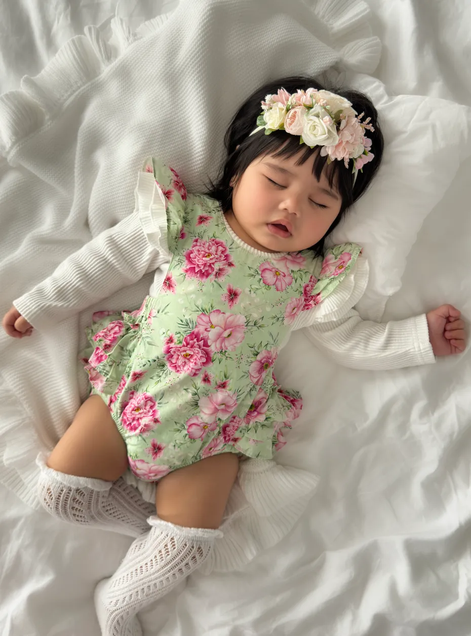 Ellery Belle Baby Girl Floral Romper