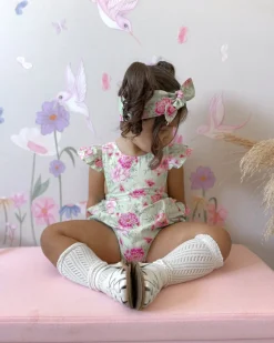 Ellery Belle Baby Girl Floral Romper