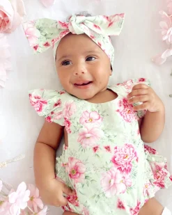 Ellery Belle Baby Girl Floral Romper